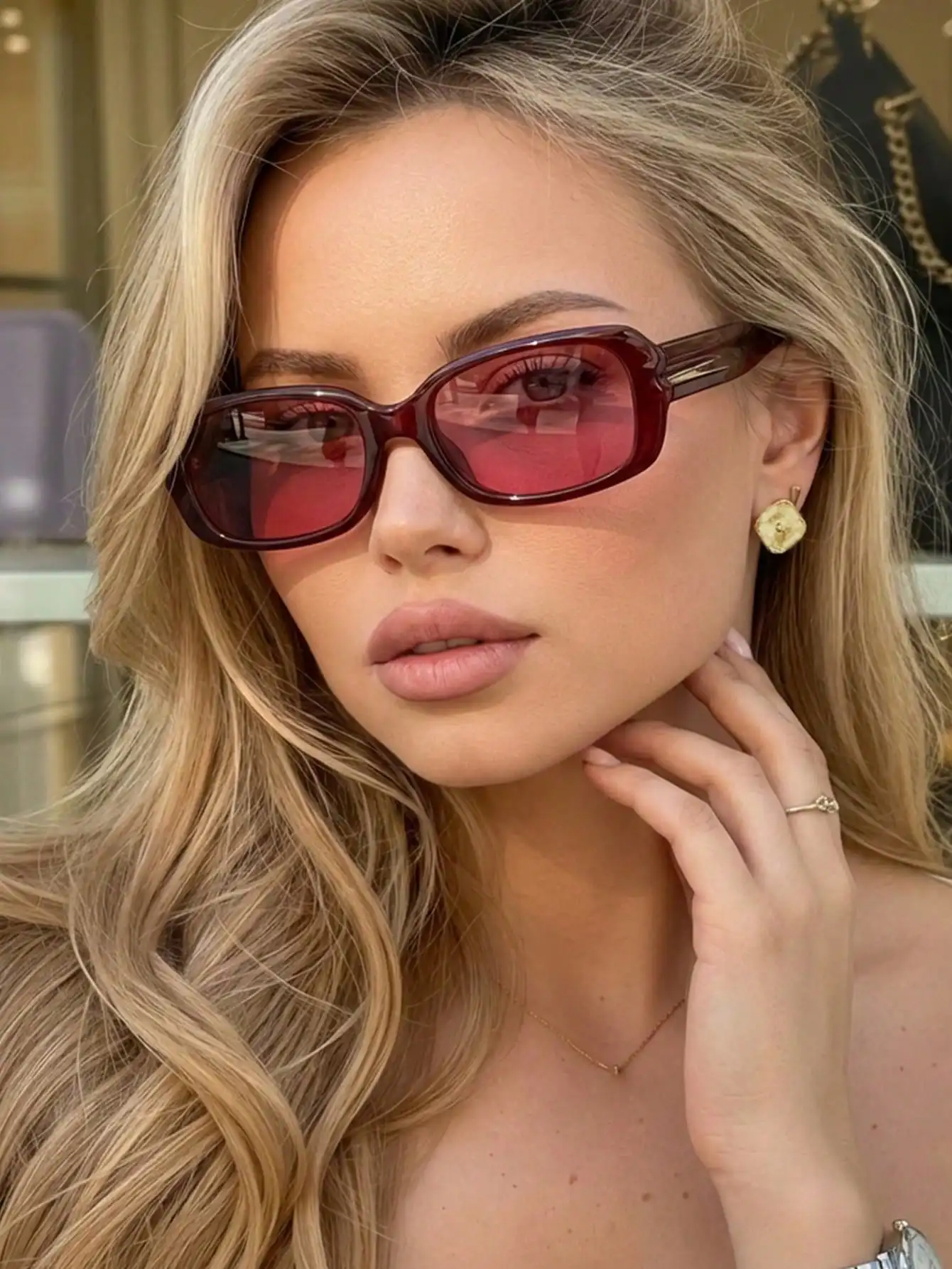 Street Fashion Outfit For Men - 1 Pair Women's Jujube Red Cat