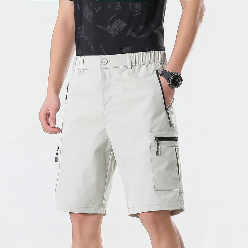 Street Fashion Art - Mens Cargo Shorts Knee Pants Zipper