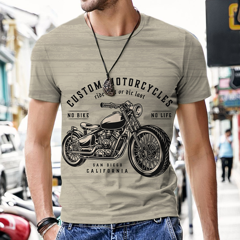 Street Fashion Outfit For Men - Men Clothing Men's T-shirts Street Outfit