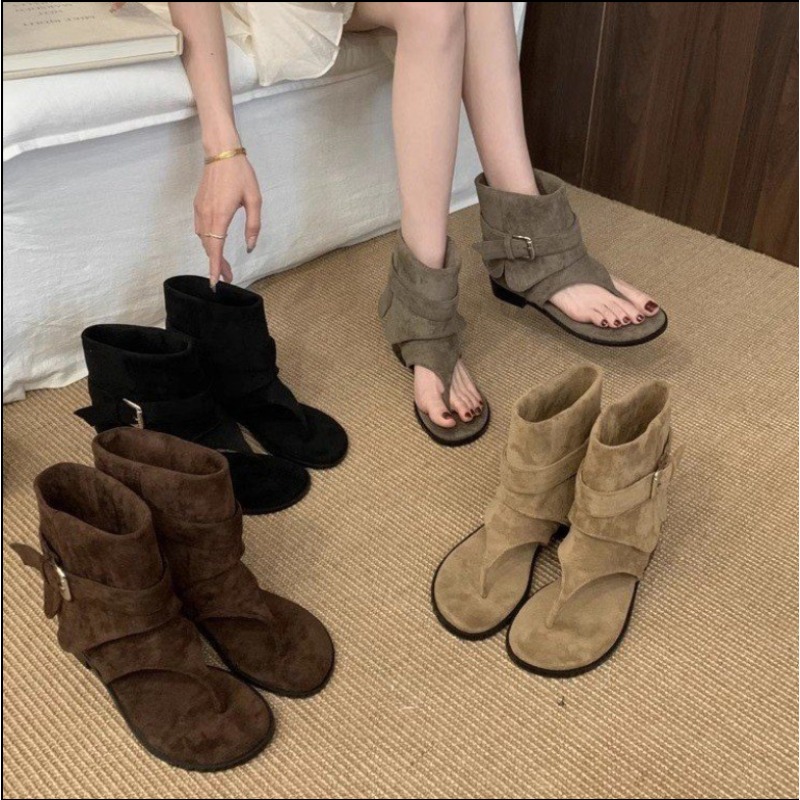 Street Fashion Clothes - 2025Spring Clip Toe Flats Sandals Summer