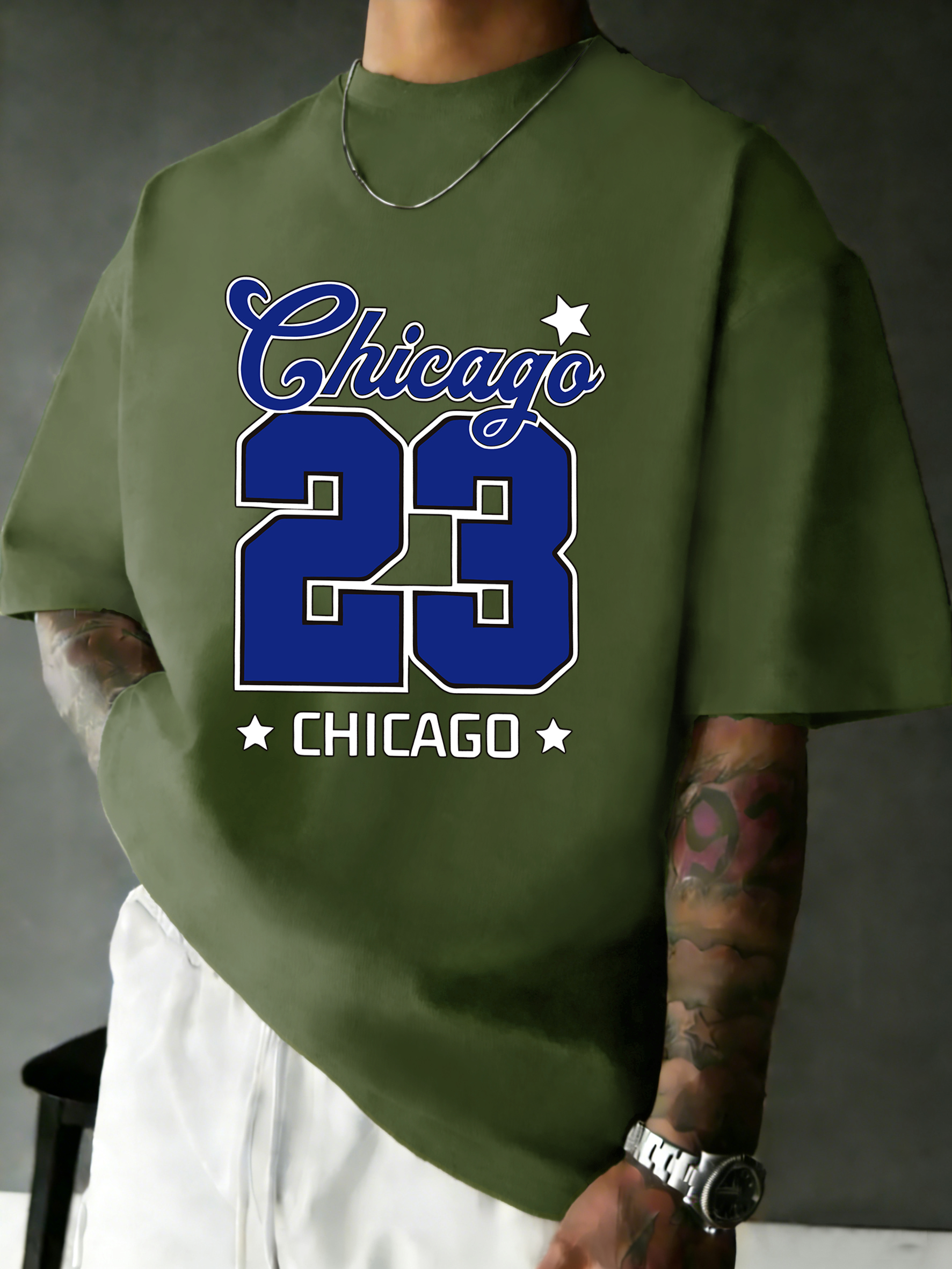 Street Fashion Chicago - Chicago Number 23 Creative Print Male