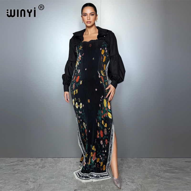 Street Fashion Dubai - WINYI Elastic slim dress Street wear