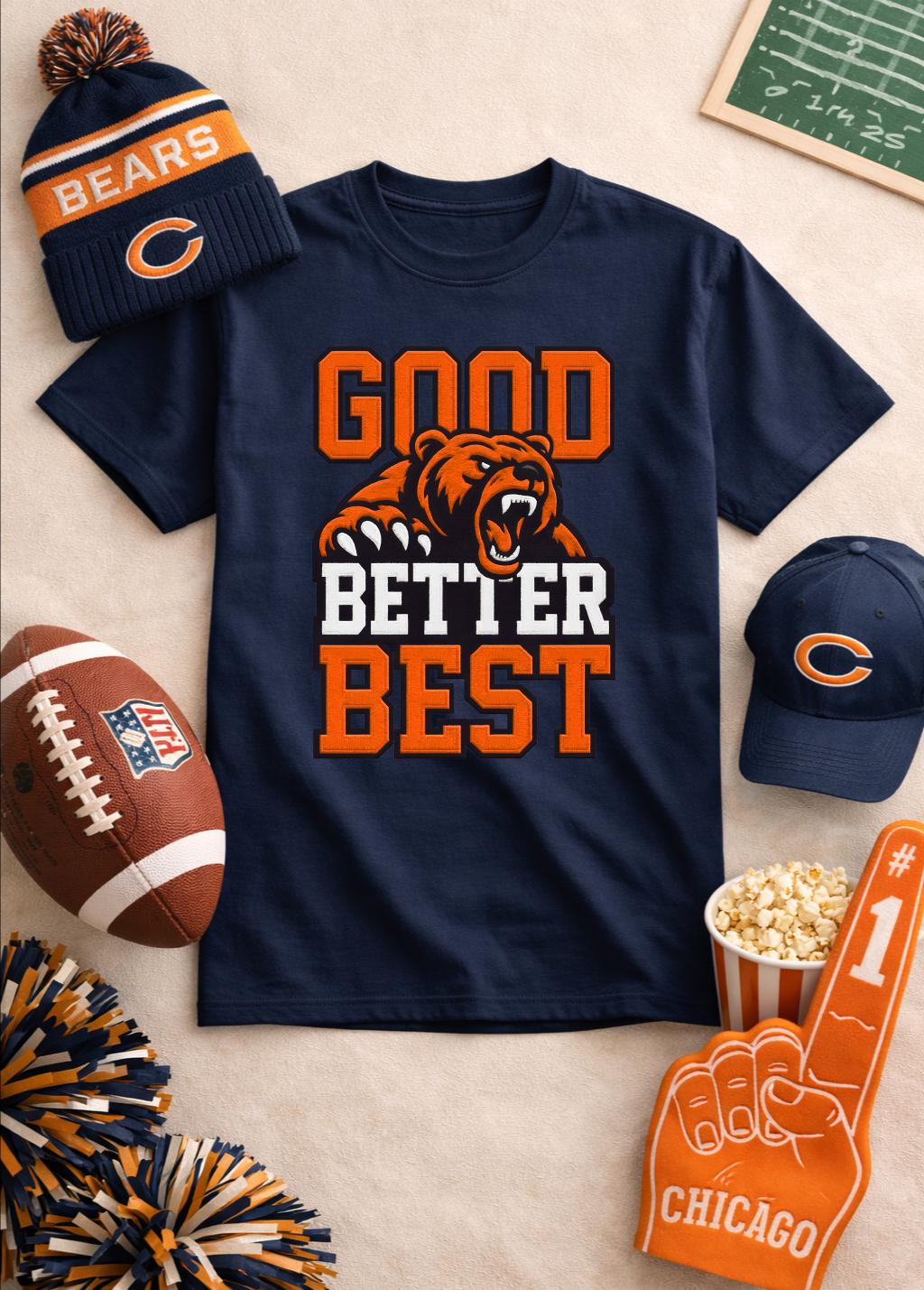Good Better Best Bear T Shirt  - مراجعة Street Fashion Chicago وسعره