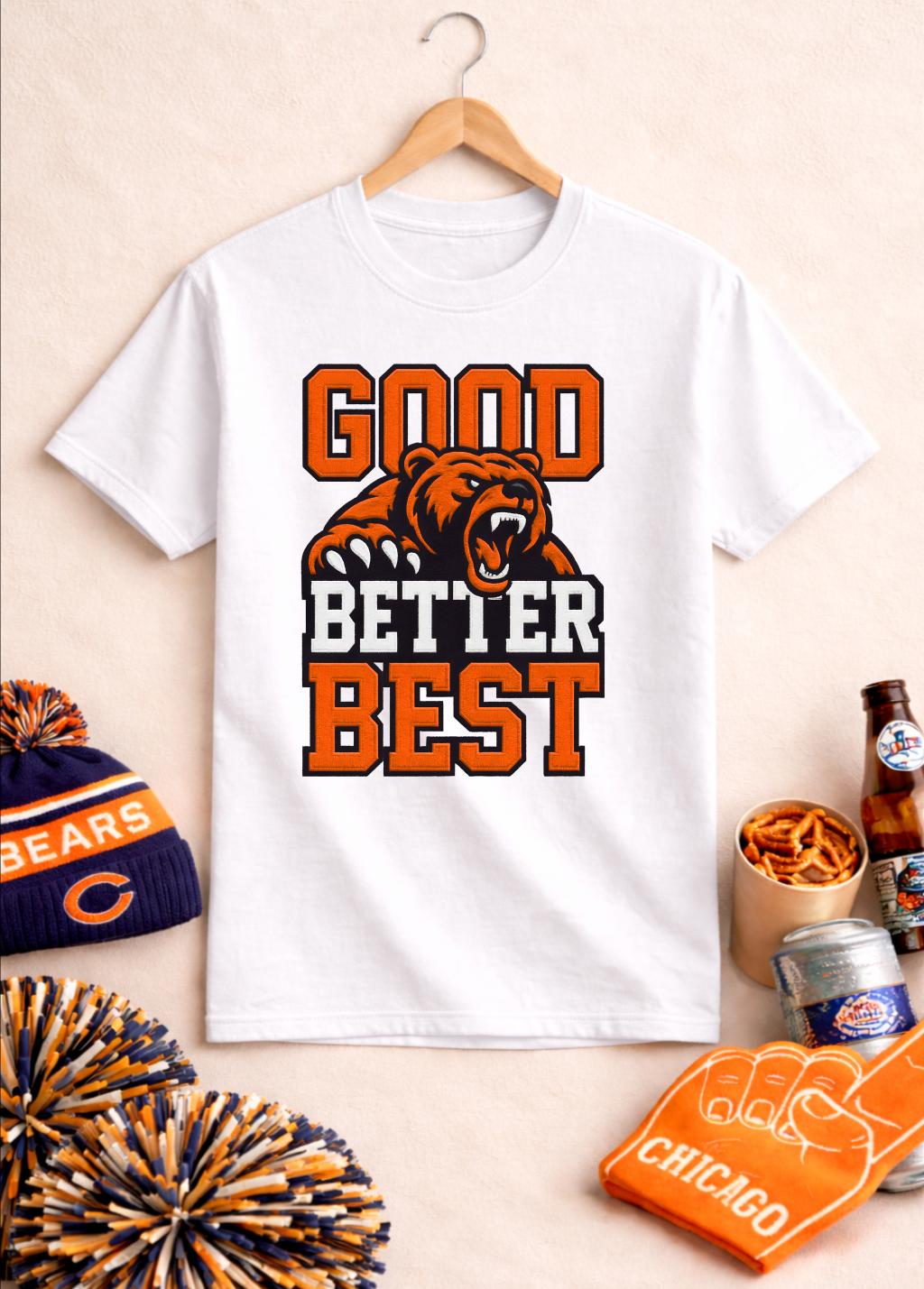 Good Better Best Bear T Shirt  - مراجعة Street Fashion Chicago وسعره