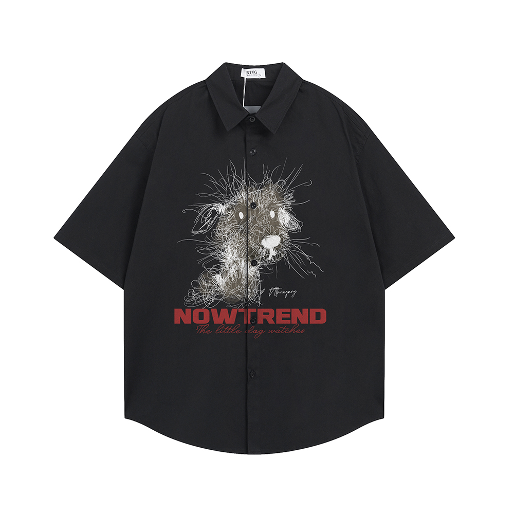 Fashion Funny Print Shirt Shor - مراجعة Street Fashion Reviews وسعره