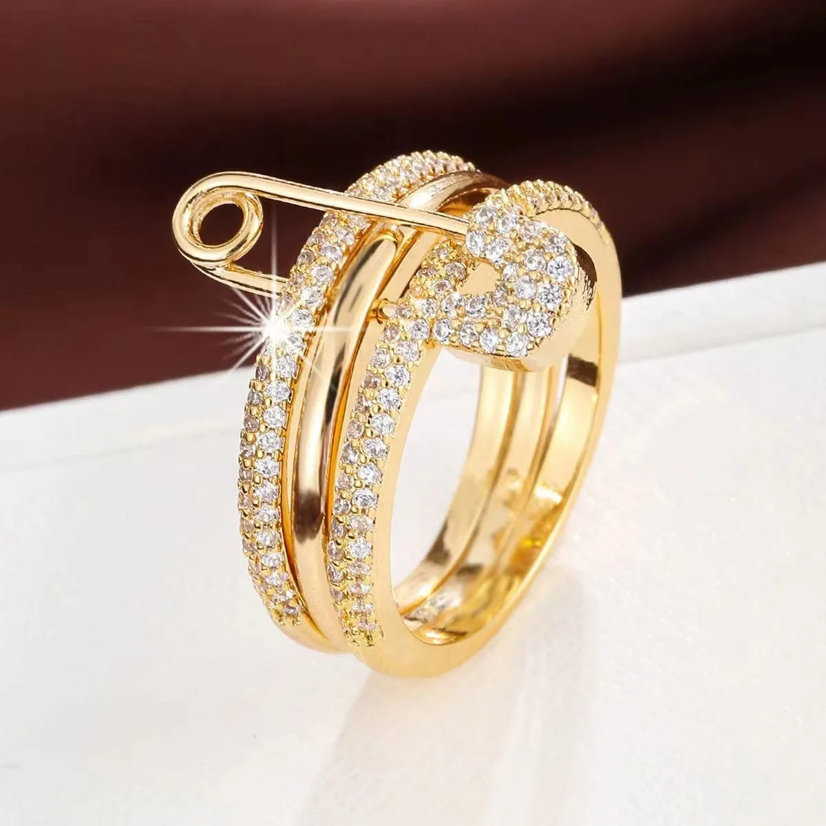 Paperclip zircon style ring st - مراجعة Street Fashion Mood وسعره