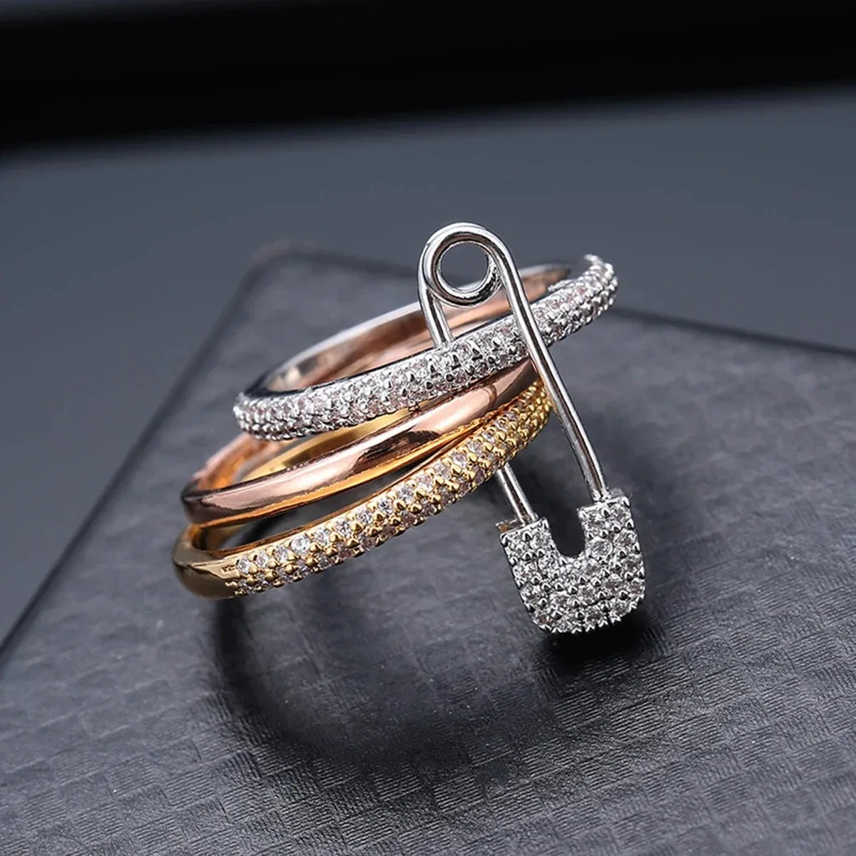 Paperclip zircon style ring st - مراجعة Street Fashion Mood وسعره