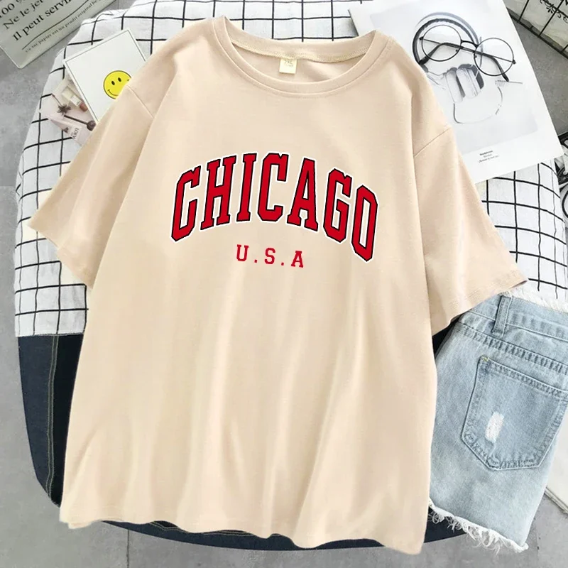 Chicago Usa City Letter Graphi - مراجعة Street Fashion Chicago وسعره