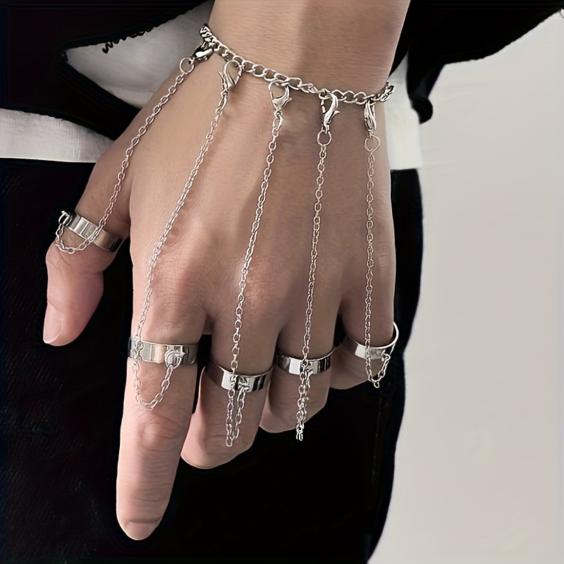 Fashion Finger Ring Bracelet f - مراجعة Street Fashion Mood وسعره