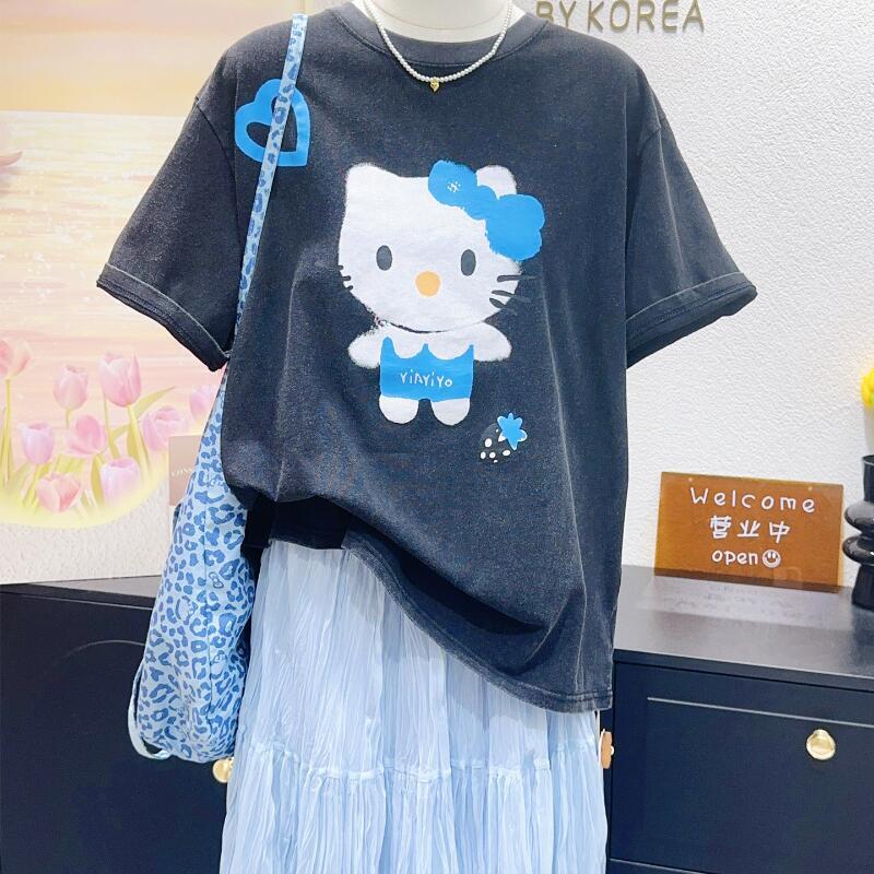 Hello Kitty High-Quality New S - مراجعة Street Summer Fashion وسعره