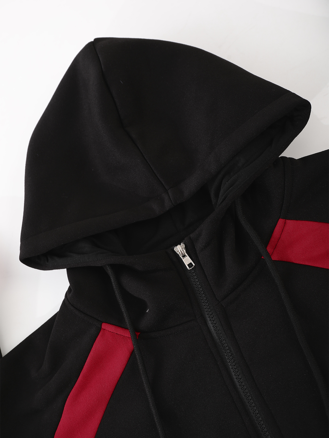 Men's Plus Size Black & Red Co - مراجعة Street Fashion Art وسعره