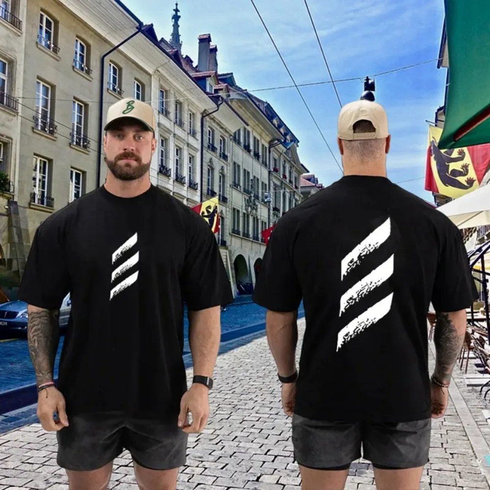 Gym Sports Muscle Men's Cotton - مراجعة Street Fashion For Short Guys وسعره