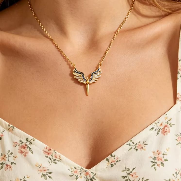 Angel Wings Necklace For Women - مراجعة Street Fashion Mood وسعره