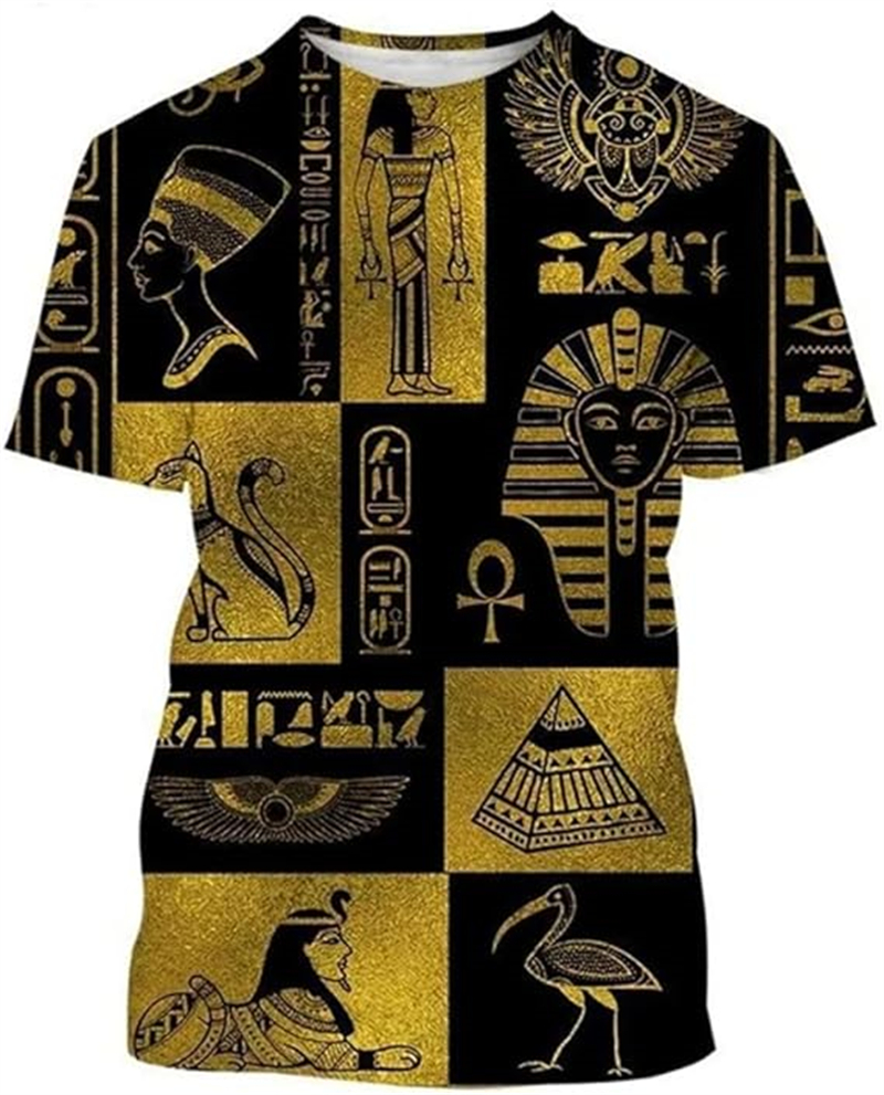 Vintage Ancient Egypt 3D Print - مراجعة Street Fashion Egypt وسعره