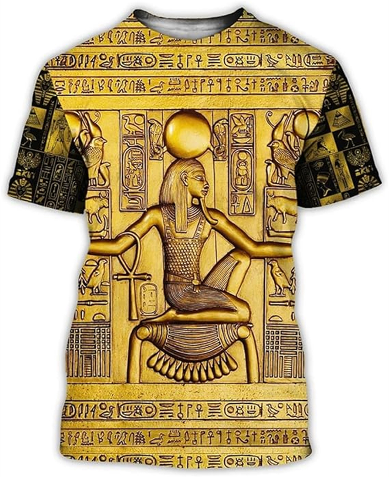 Vintage Ancient Egypt 3D Print - مراجعة Street Fashion Egypt وسعره