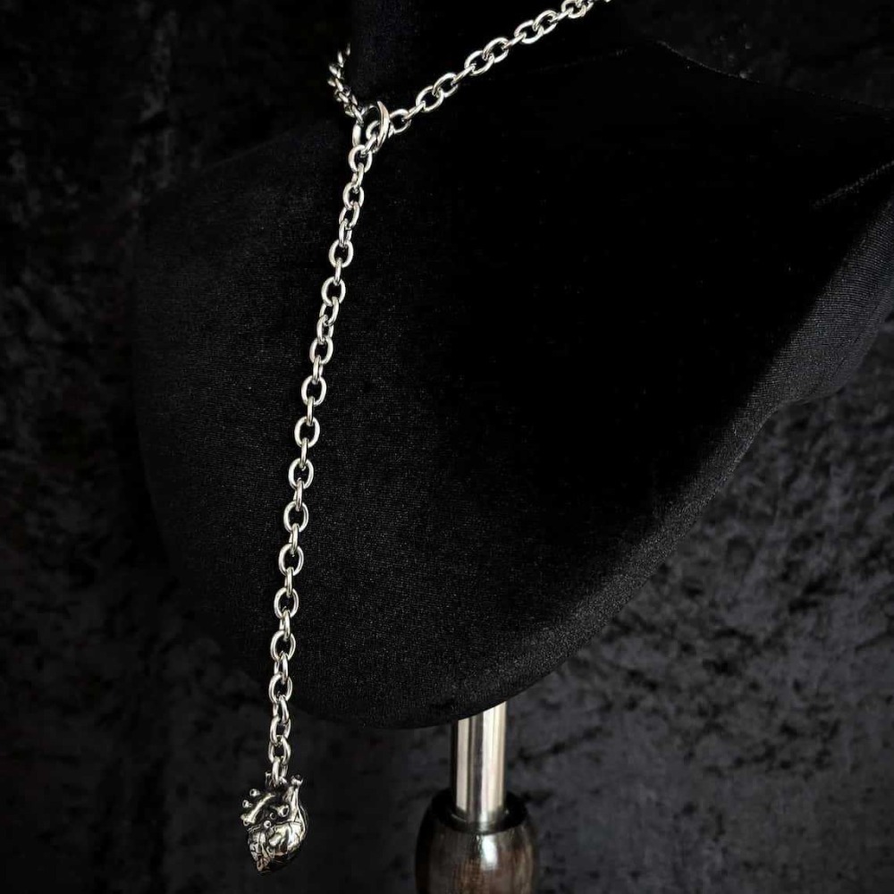 Silver Tone Anatomical Heart Y - مراجعة Street Fashion Mood وسعره