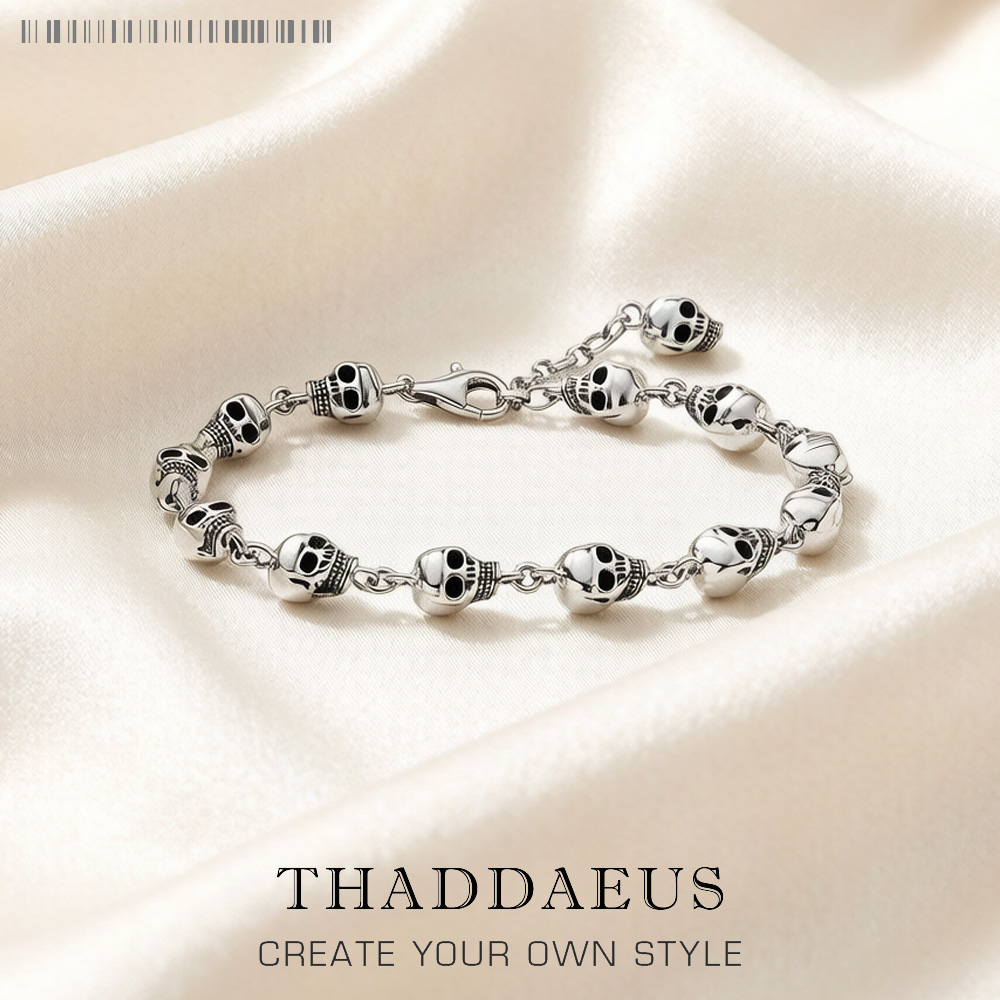Skulls Link Chain Bracelets Pu - مراجعة Street Fashion Europe وسعره