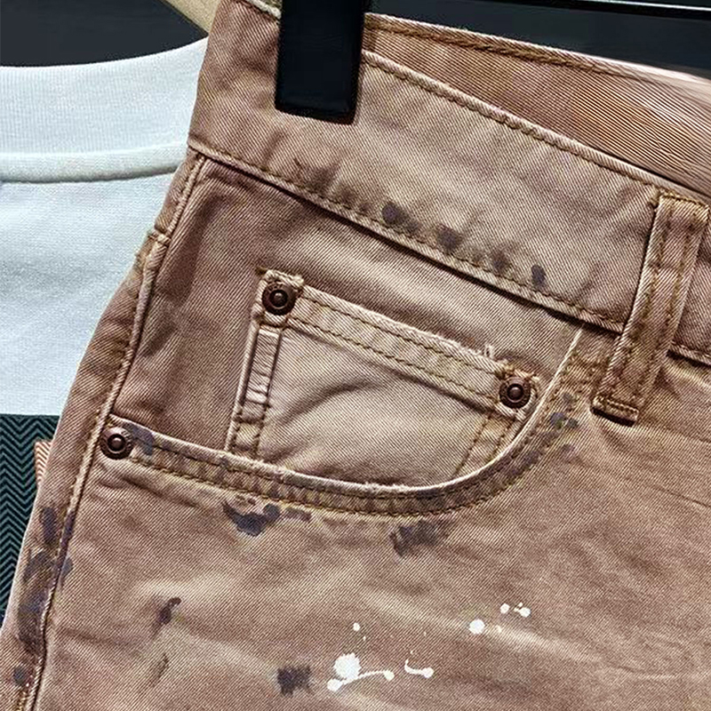 Hip-Hop Streetwear Men's Denim - مراجعة Street Fashion Baggy وسعره