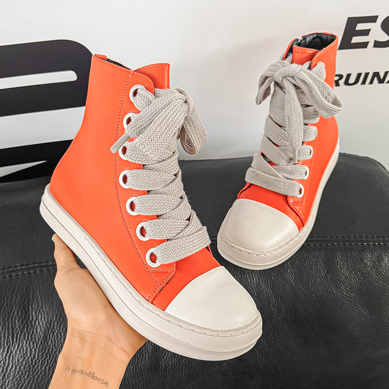 Original Pink Men High-top Sne - مراجعة Street Fashion Designers وسعره