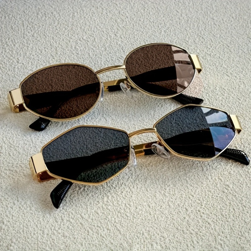 2pcs Summer Trendy Glasses Set - مراجعة Street Fashion Photography وسعره