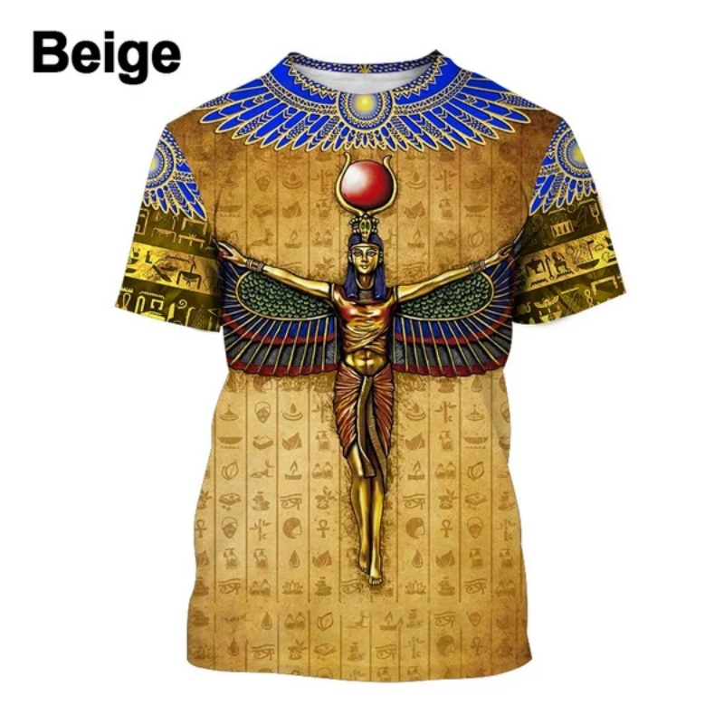 3D Printed Pharaoh Anubis T-Sh - مراجعة Street Fashion Egypt وسعره