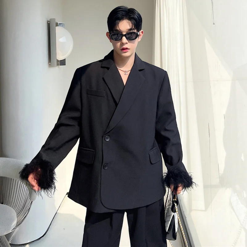 LUZHEN Men's Fashion Coat Feat - مراجعة Street Fashion Reviews وسعره