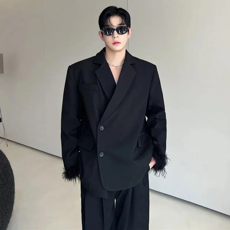 LUZHEN Men's Fashion Coat Feat - مراجعة Street Fashion Reviews وسعره