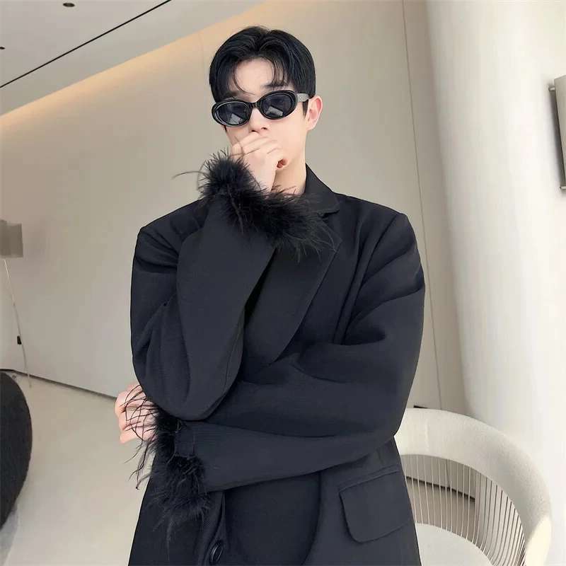 LUZHEN Men's Fashion Coat Feat - مراجعة Street Fashion Reviews وسعره