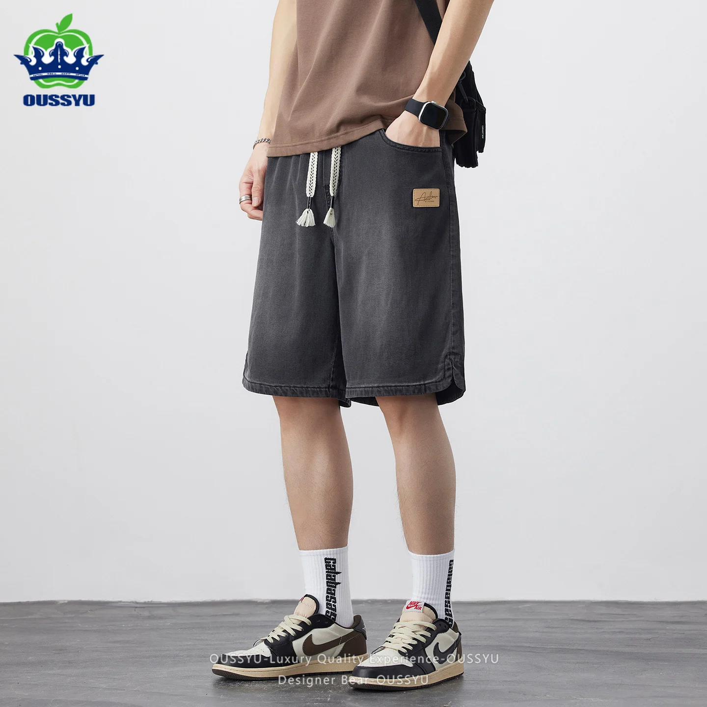 High Quality Summer Men's Jort - مراجعة Street Fashion Baggy وسعره