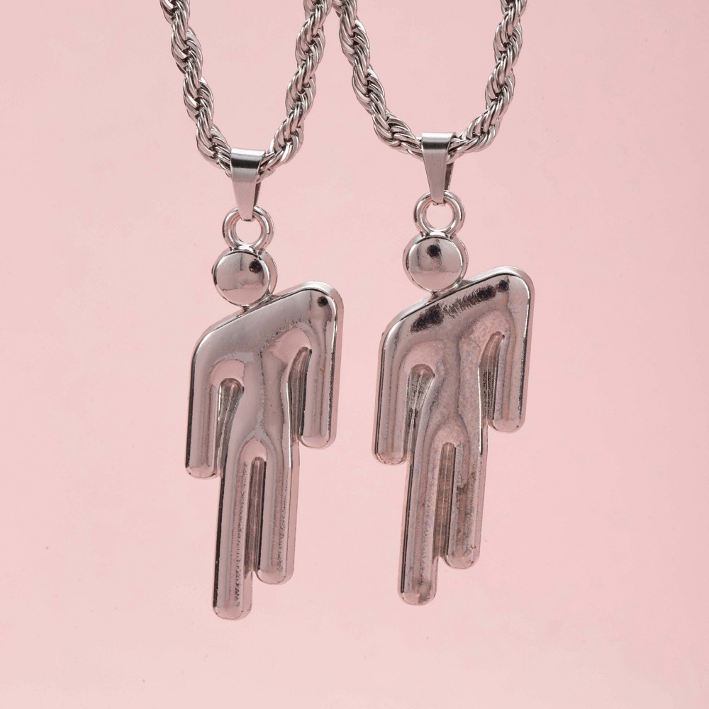 2Pcs Hip Hop Stainless Steel S - مراجعة Fashion Street Singapore وسعره