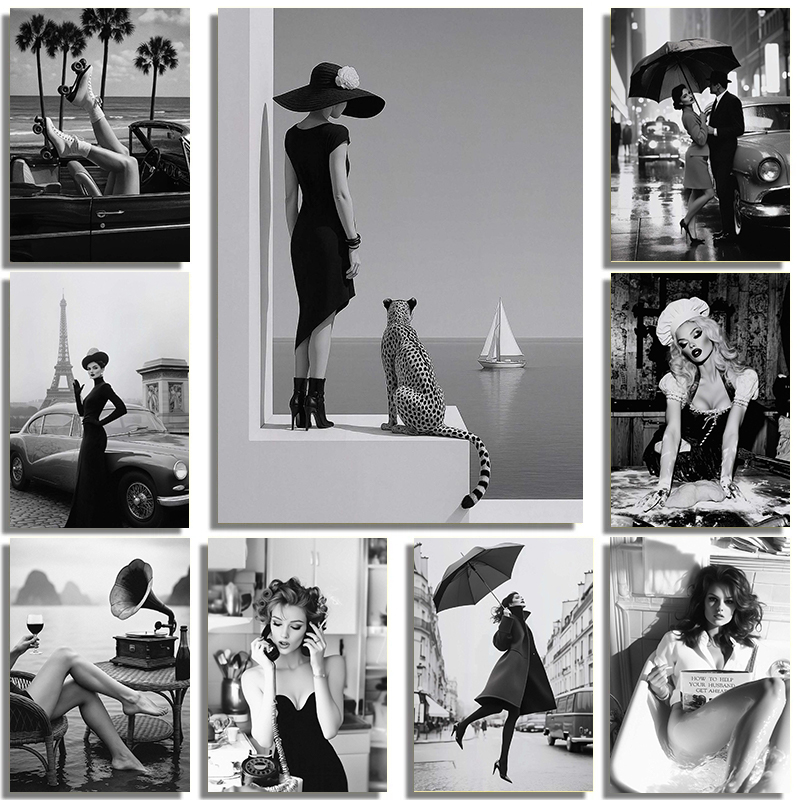 Black And White Fashion Street - مراجعة Street Fashion Art وسعره