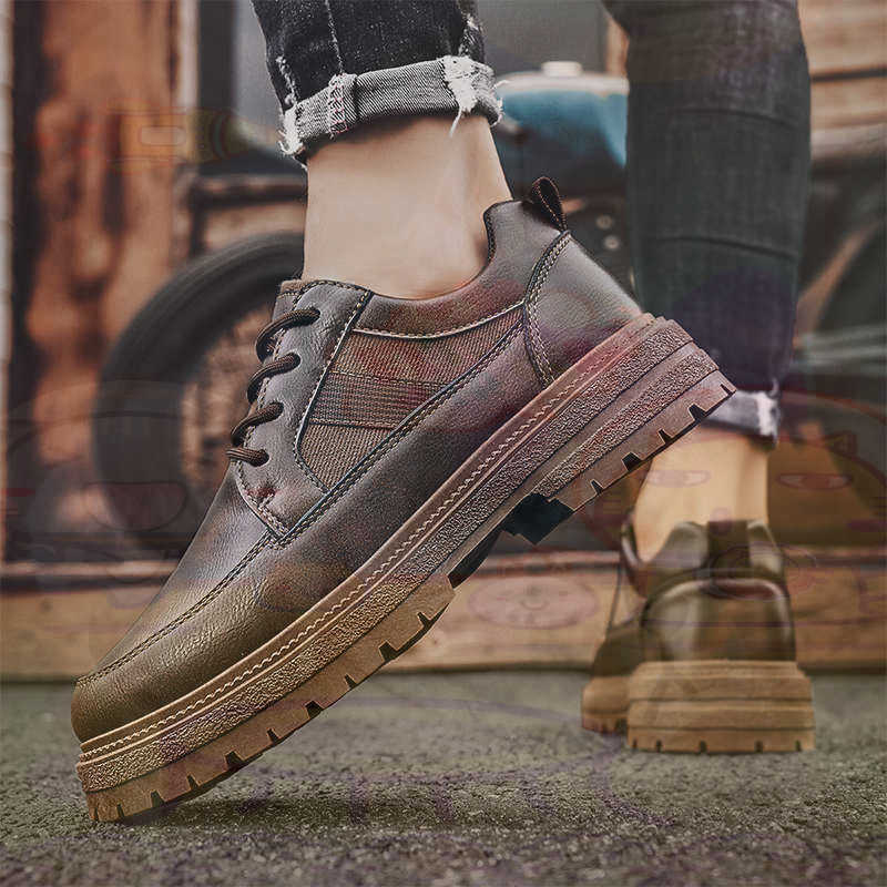 Dark Natural Leather Fashion T - مراجعة Street Fashion For Short Guys وسعره