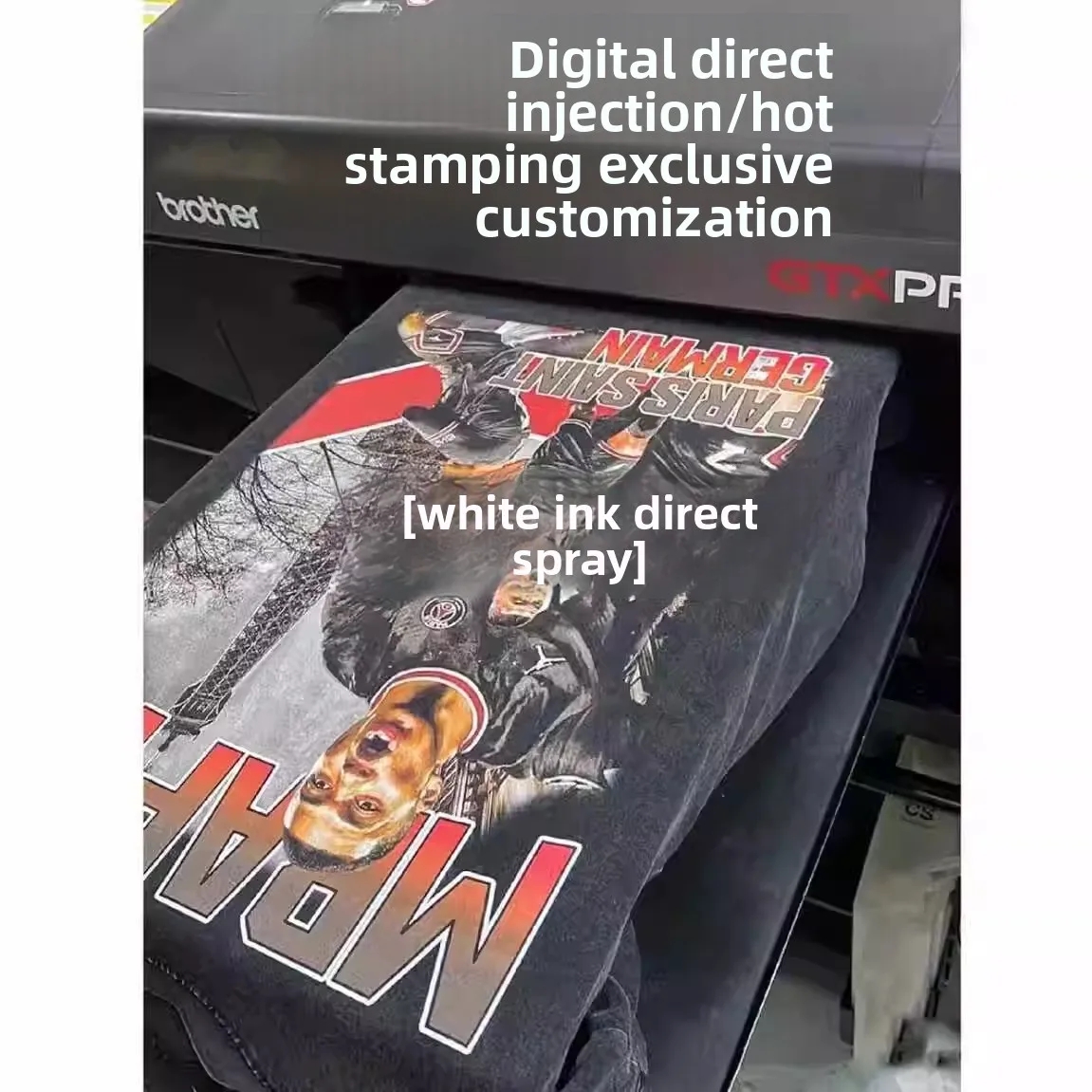 Custom Design DTG Printing Men - مراجعة Street Fashion Baggy وسعره