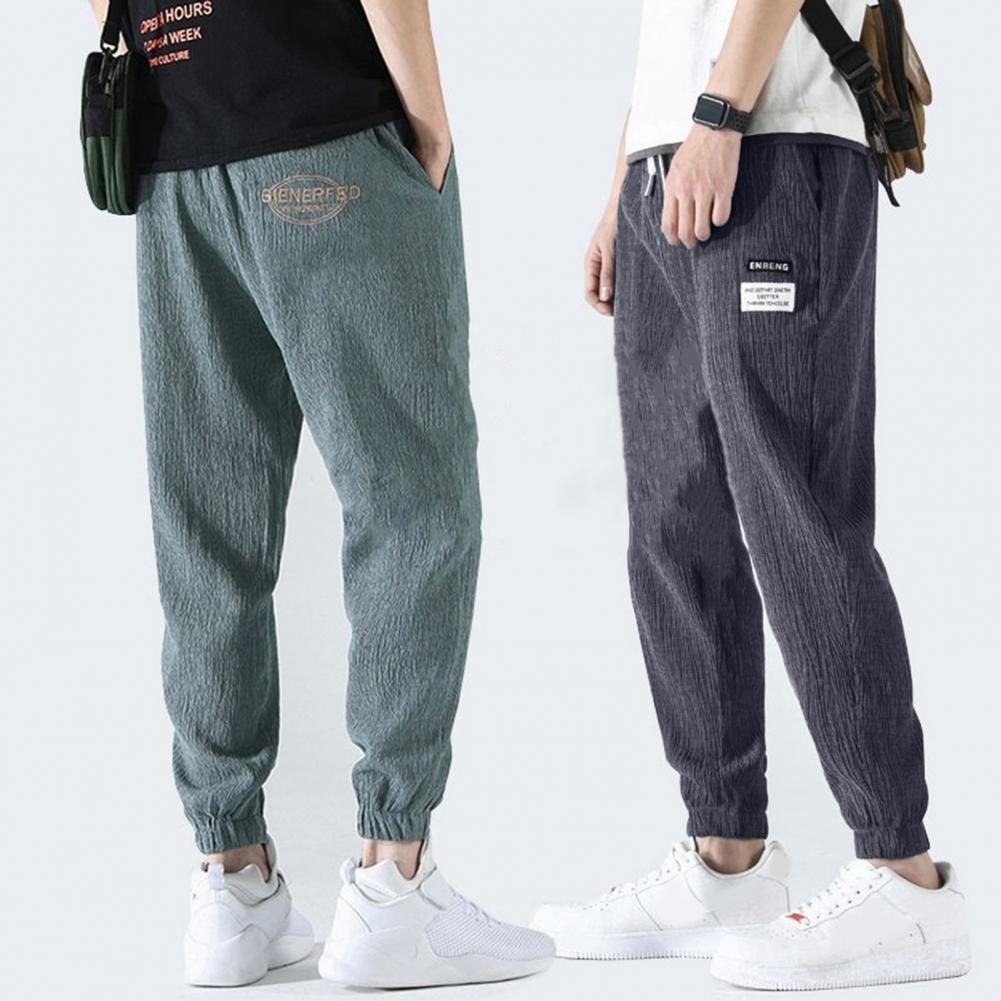Ice Silk Sweatpants Men Summer - مراجعة Running Pant Jogger وسعره