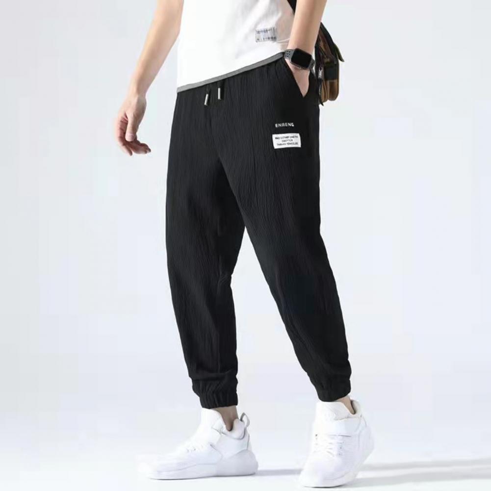 Ice Silk Sweatpants Men Summer - مراجعة Running Pant Jogger وسعره