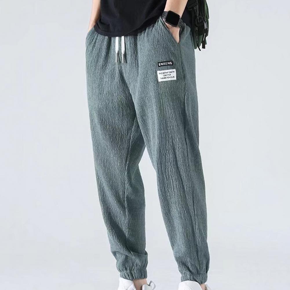 Ice Silk Sweatpants Men Summer - مراجعة Running Pant Jogger وسعره