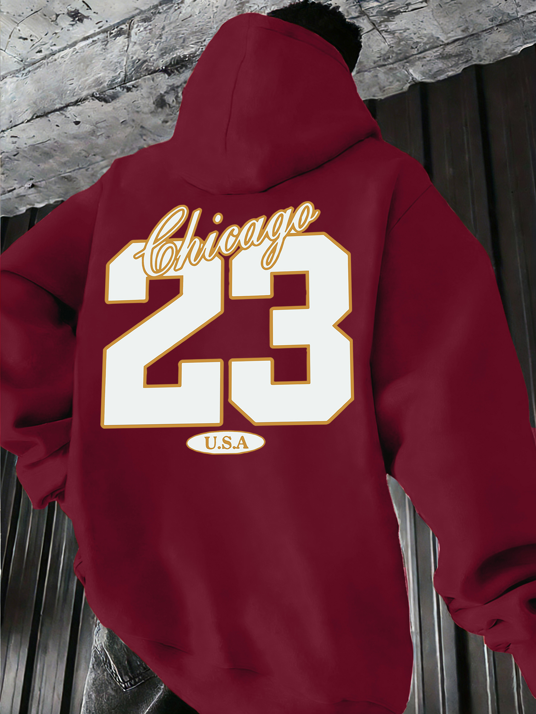 Chicago Usa Number 23 Printed  - مراجعة Street Fashion Chicago وسعره