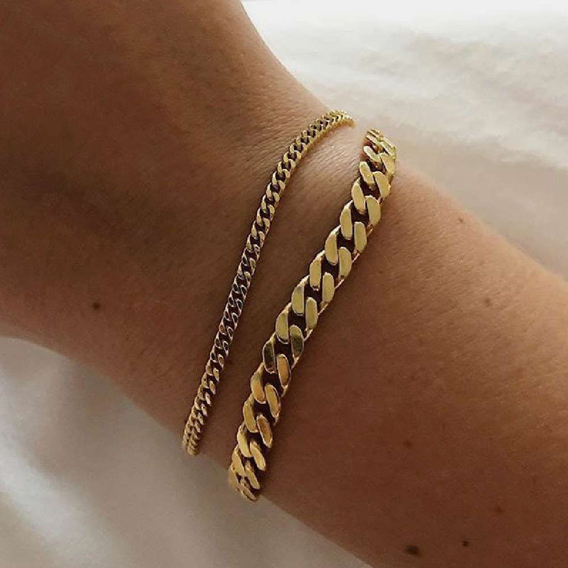 Miniamlist Men Bracelet Gold J - مراجعة Fashion Street Singapore وسعره