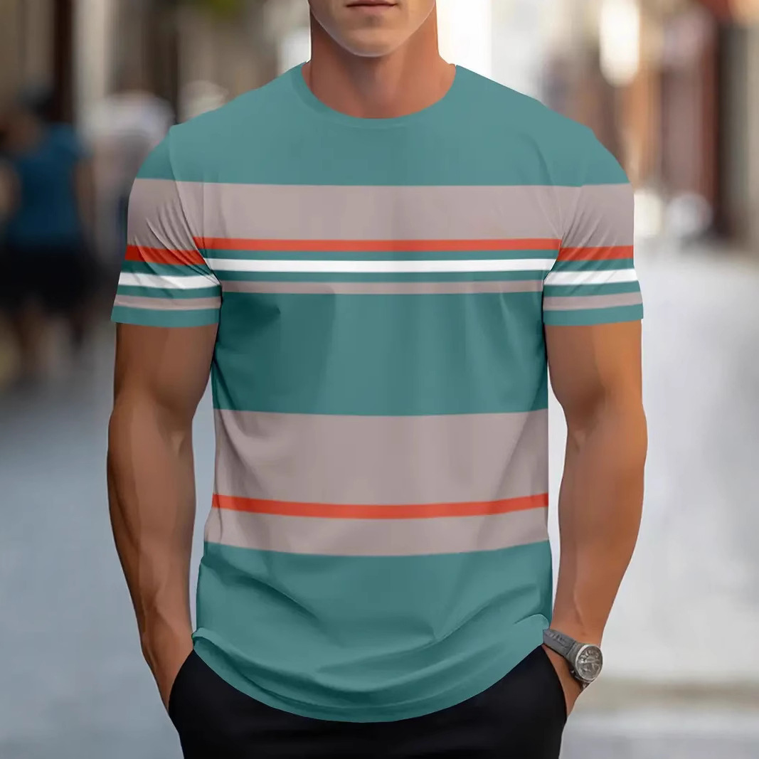 Fun Guy 3D Printed T-Shirt  Tr - مراجعة Street Fashion For Short Guys وسعره