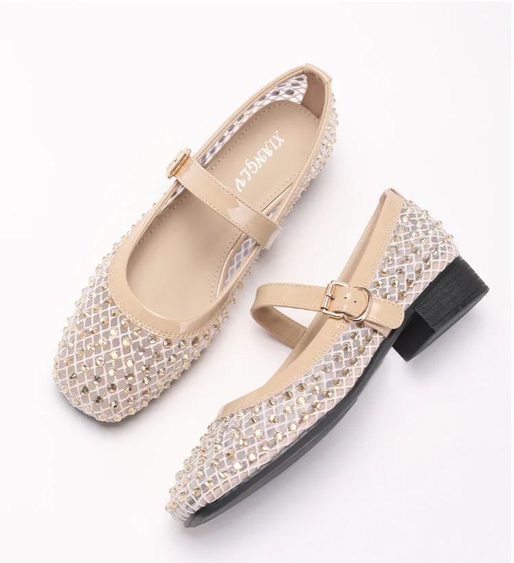 ZAROY Rhinestone Mesh Ballet F - مراجعة Street Fashion Designers وسعره