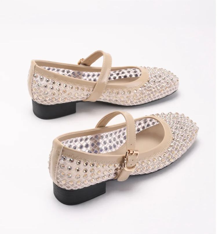 ZAROY Rhinestone Mesh Ballet F - مراجعة Street Fashion Designers وسعره