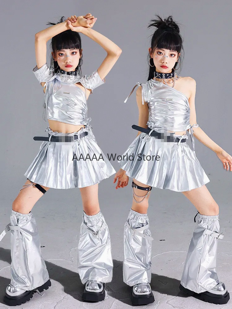 Cosplay Silver Crop Top Pleate - مراجعة Street Fashion Europe وسعره