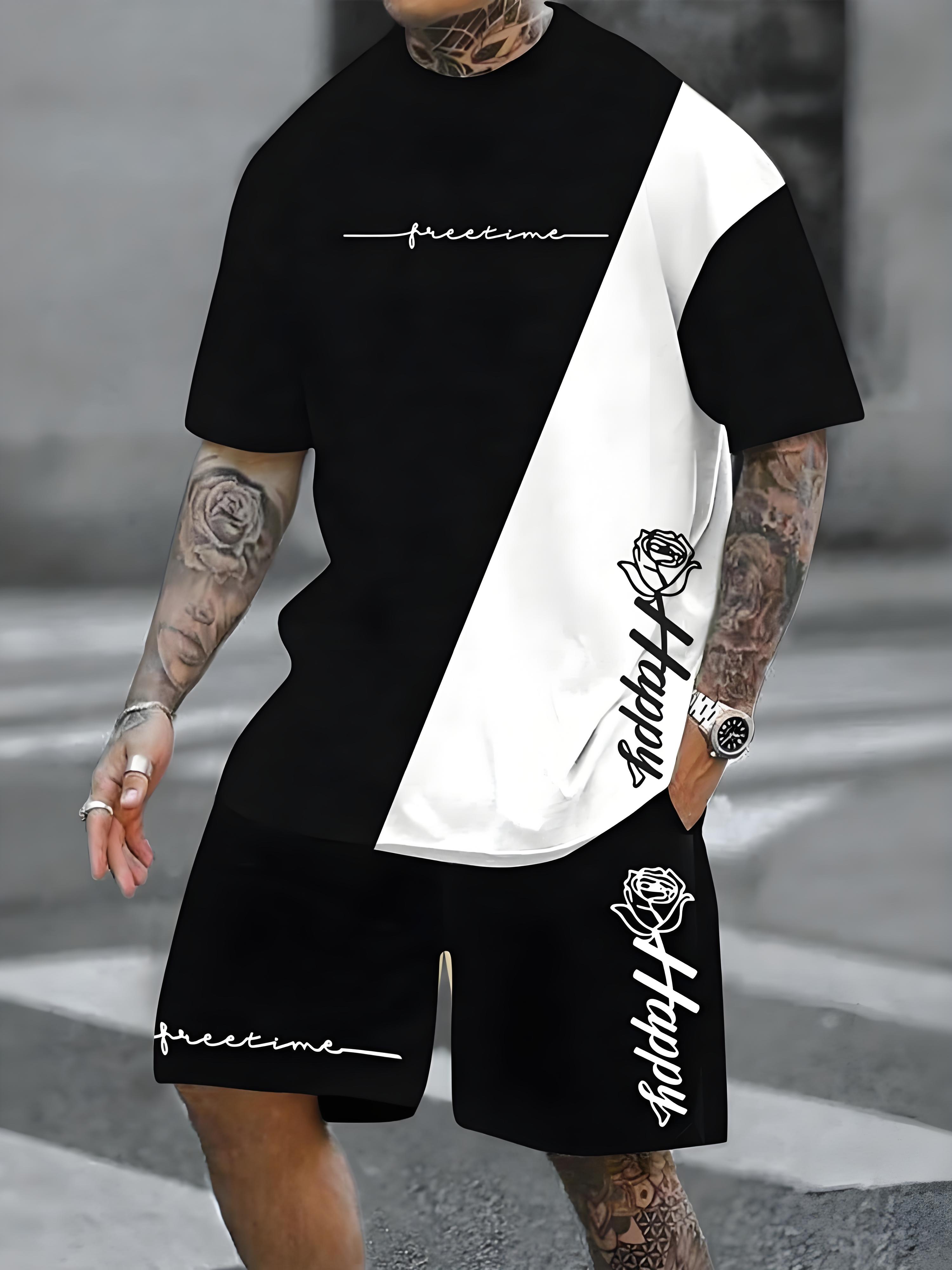 New Plus Size Men's T-shirt An - مراجعة Street Fashion Clothes وسعره