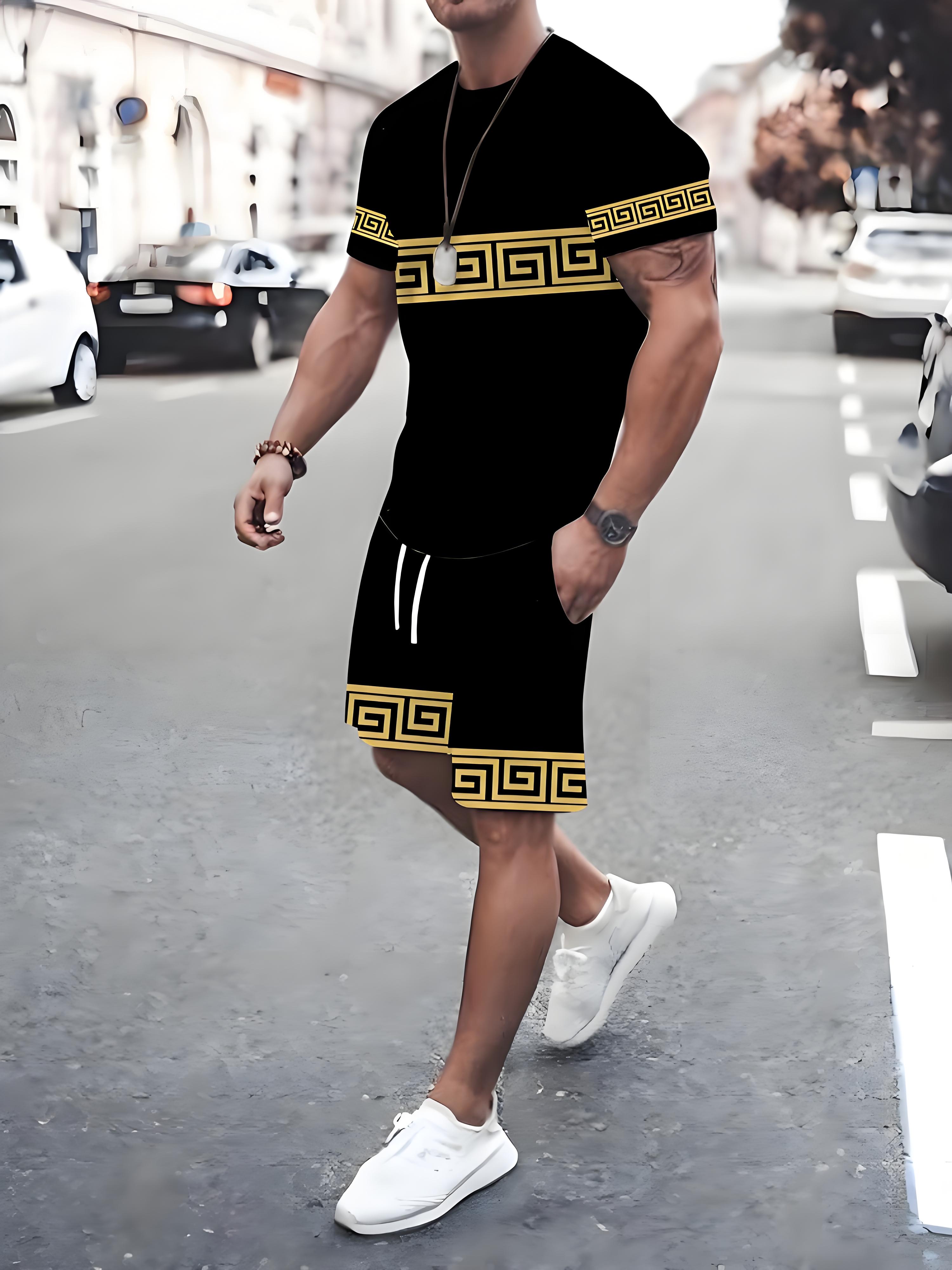New Plus Size Men's T-shirt An - مراجعة Street Fashion Clothes وسعره
