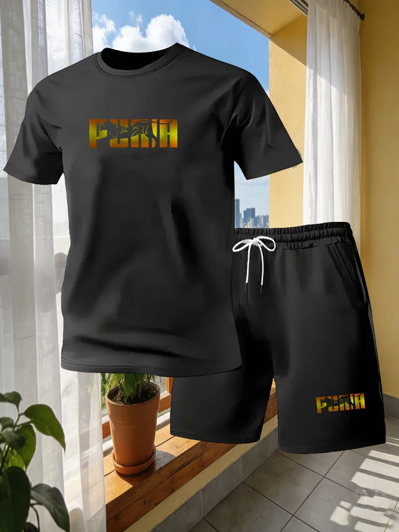 Summer men's sports short slee - مراجعة Street Fashion Outfit For Men وسعره