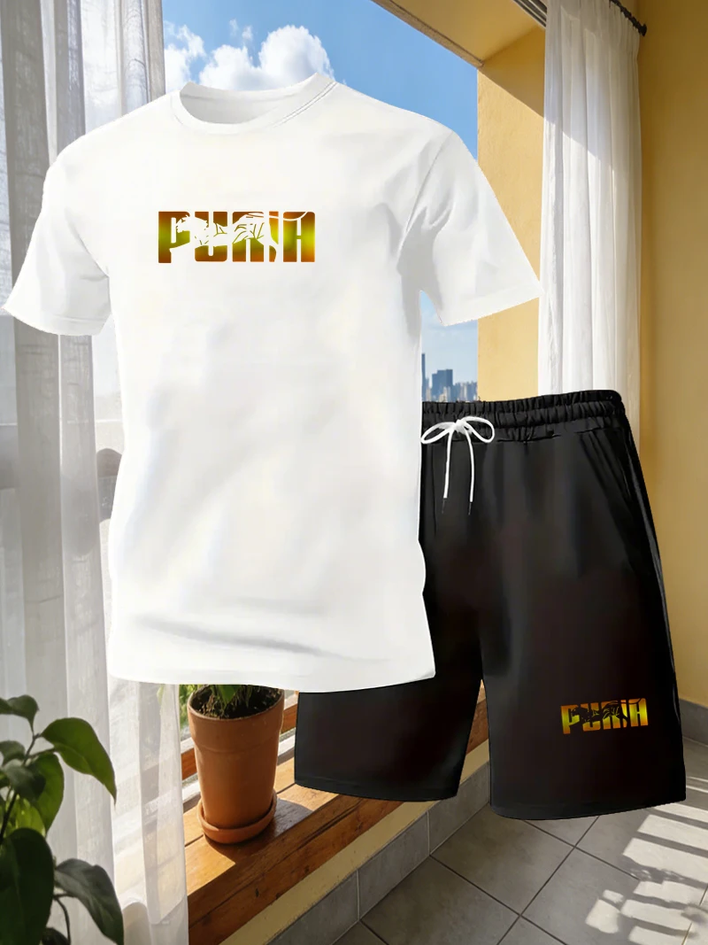 Summer men's sports short slee - مراجعة Street Fashion Outfit For Men وسعره