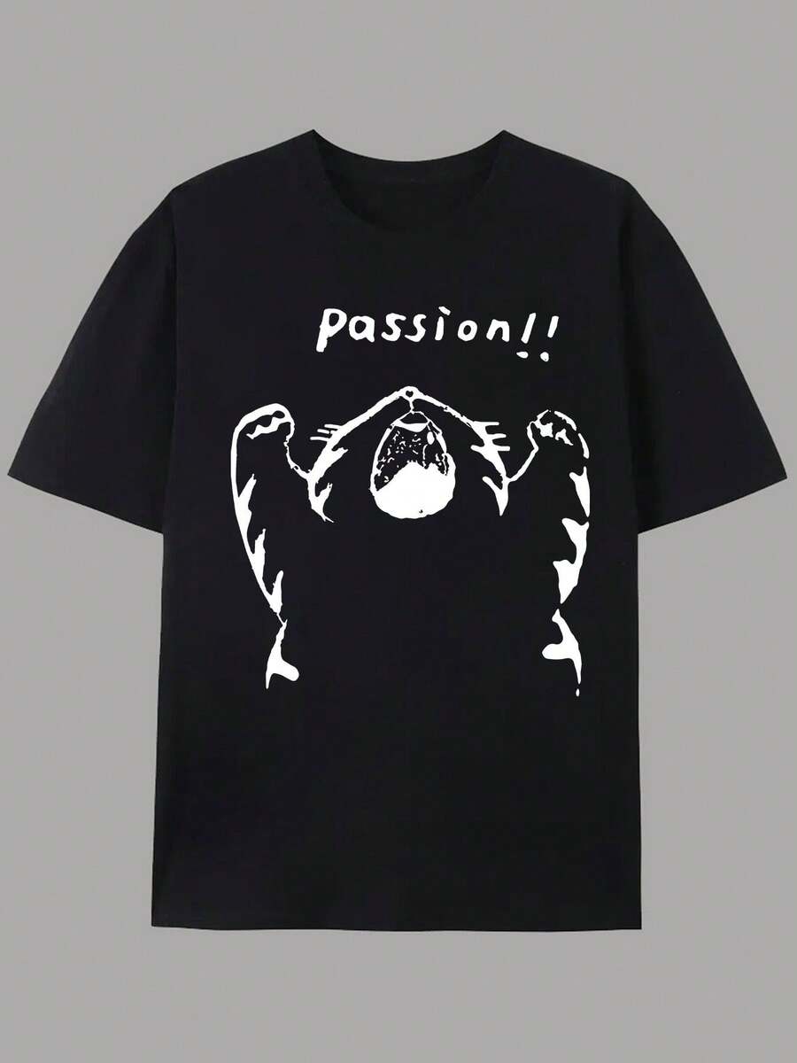 Men's 'Passion' Graphic Print  - مراجعة Street Fashion Essentials وسعره