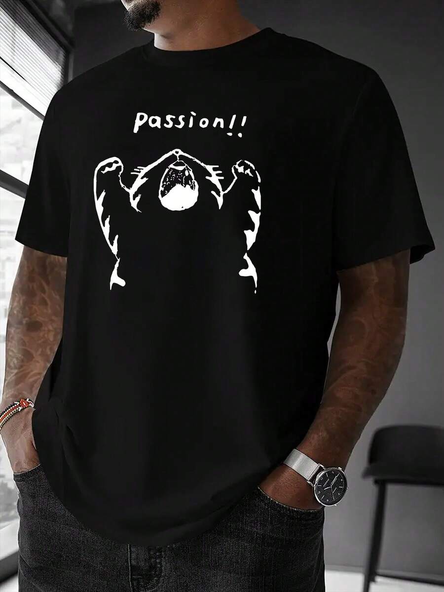 Men's 'Passion' Graphic Print  - مراجعة Street Fashion Essentials وسعره