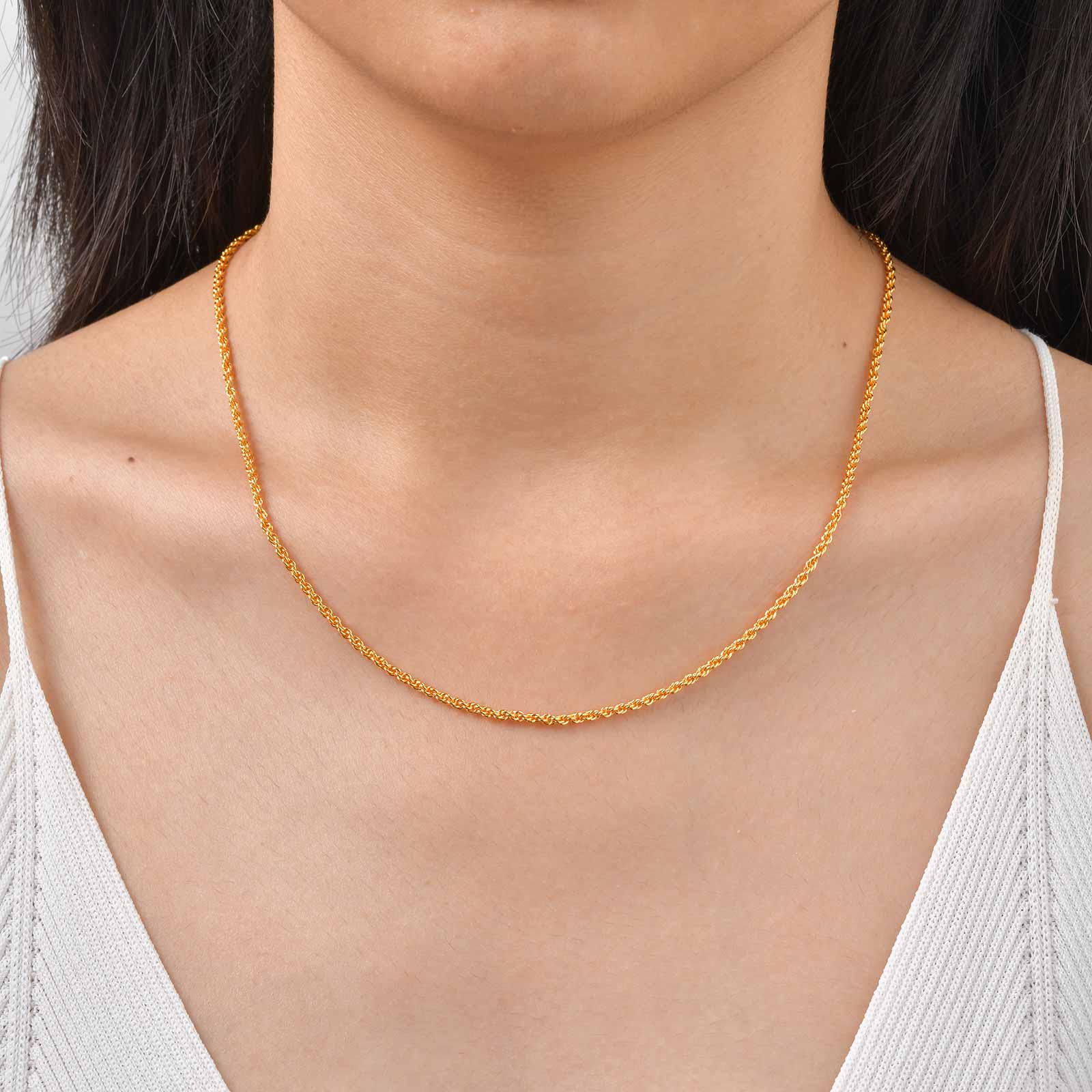 Hip Hop 2mm Twisted Rope 24K G - مراجعة Fashion Street Singapore وسعره