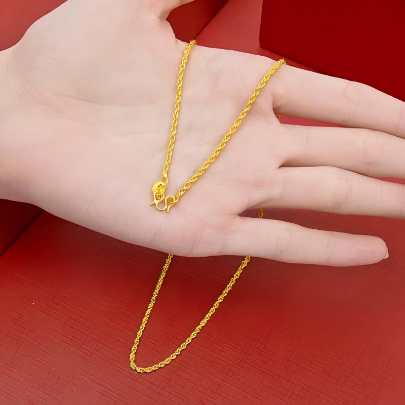 Hip Hop 2mm Twisted Rope 24K G - مراجعة Fashion Street Singapore وسعره